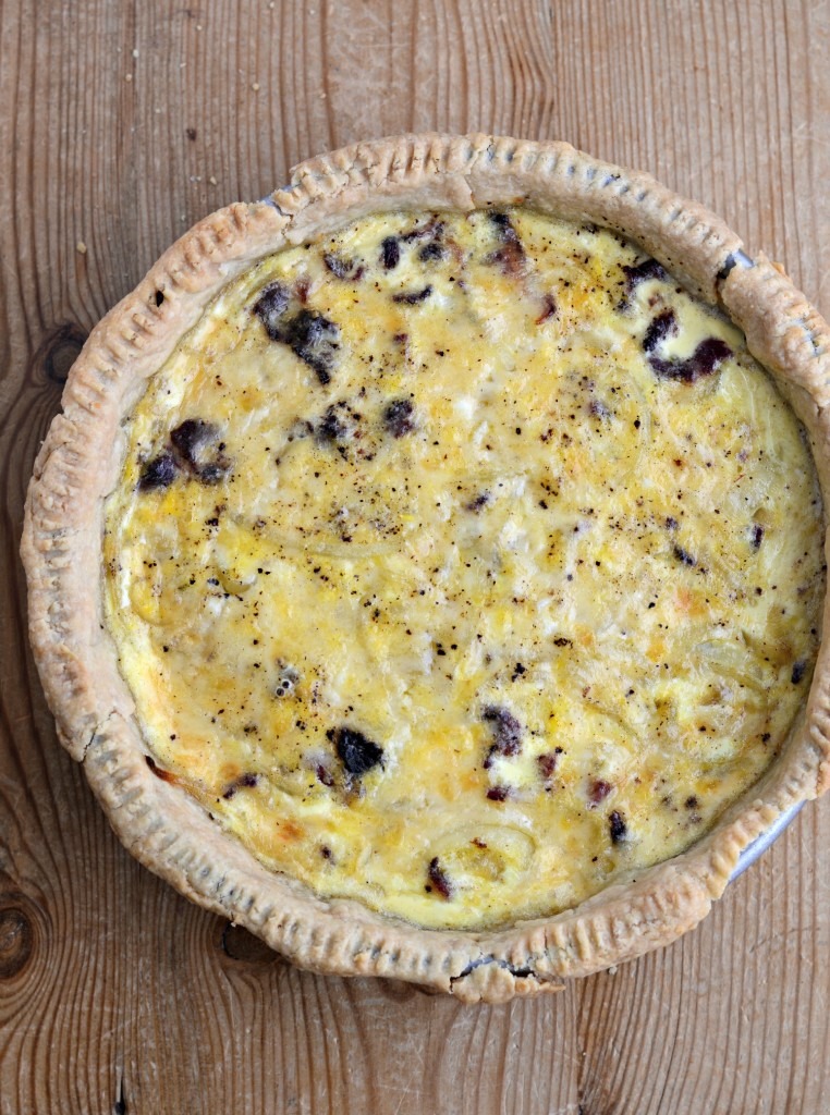 Quiche Lorraine (With No Pork)