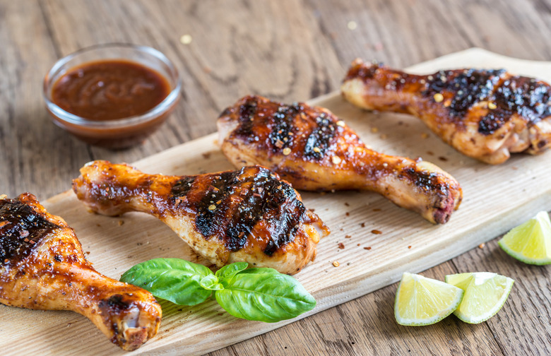 Grilled Chicken Drumsticks With Chili Lime