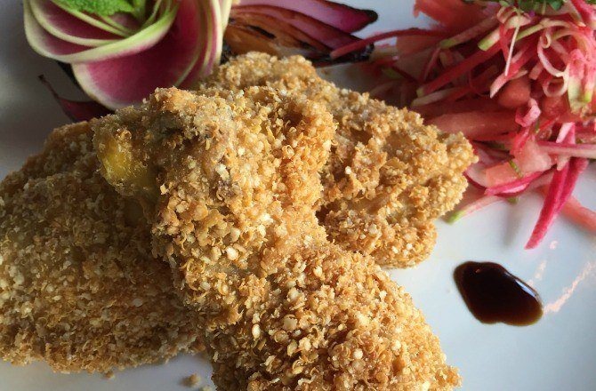 Quinoa Crusted Fried Chicken