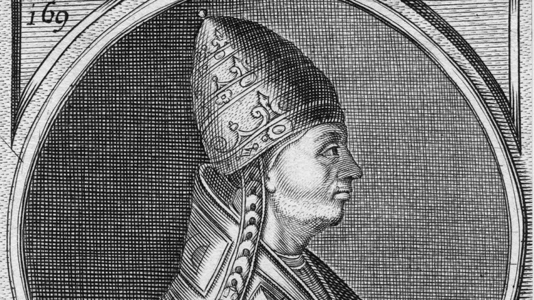 drawing of Pope Alexander III