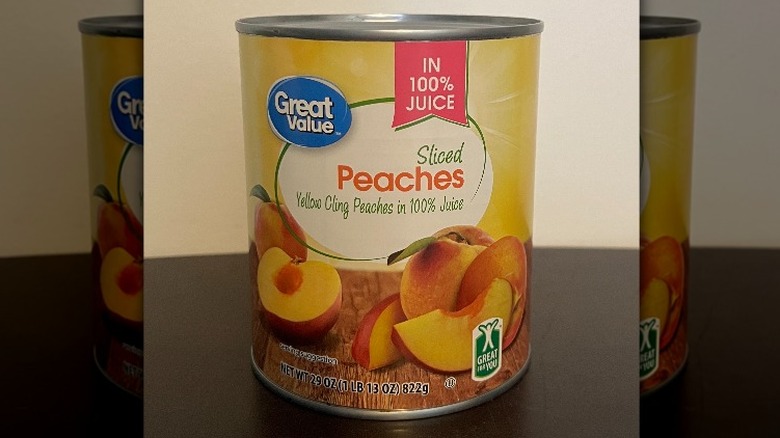 Great Value canned peaches