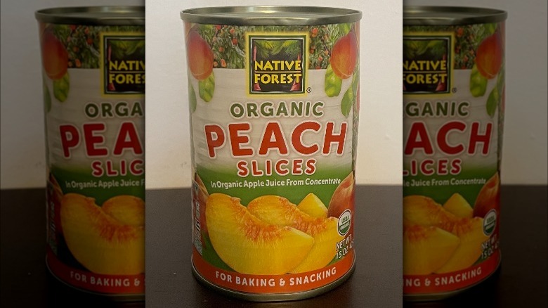 Native Forest canned peaches