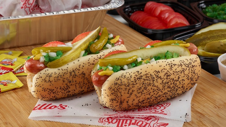 Portillo's hot dogs