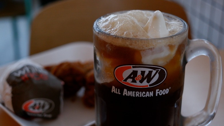 A&W root beer float