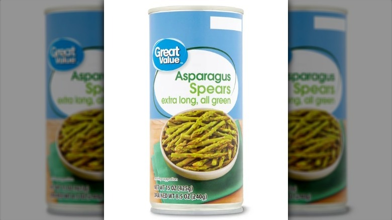 Great Value canned asparagus