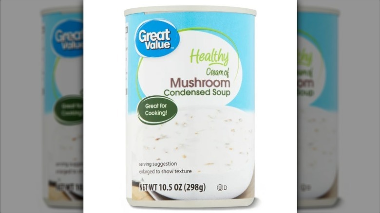 Great Value canned mushroom soup