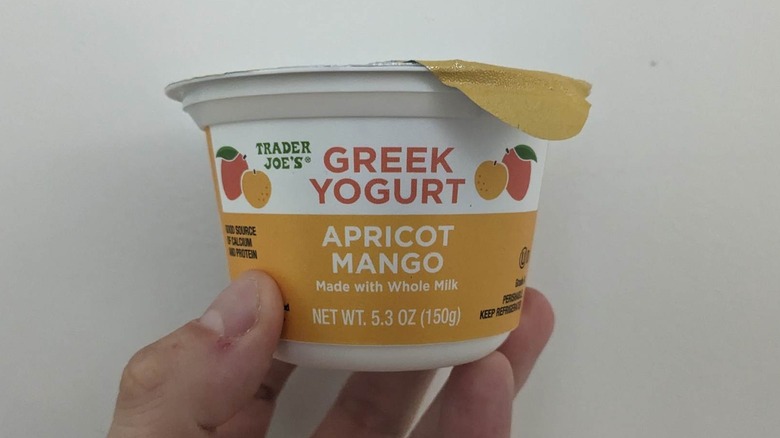 Trader Joe's apricot mango greek yogurt