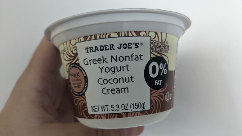 Trader Joe's coconut cream greek yogurt