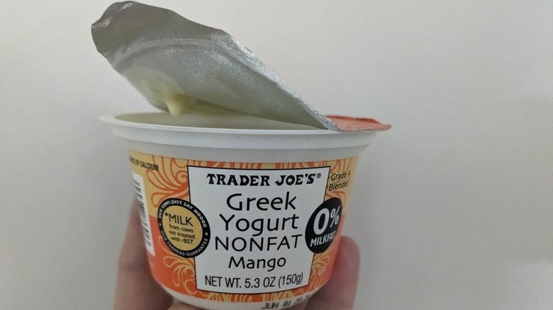 Trader Joe's mango greek yogurt