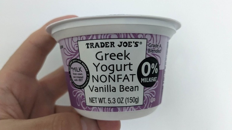 Trader Joe's vanilla bean nonfat greek yogurt