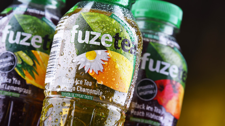 Fuze tea iced tea bottles