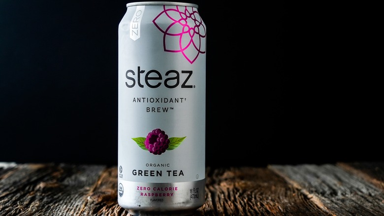 Steaz raspberry green tea