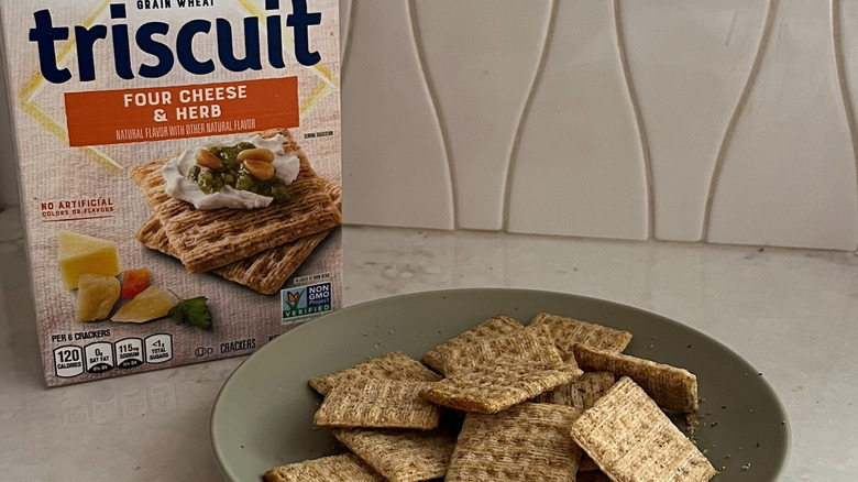 four cheese & herb triscuits