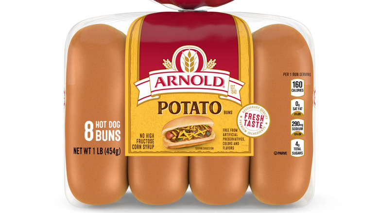 Packet of Arnold potato buns