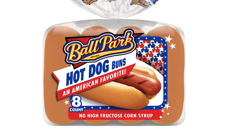 Ballpark hot dog buns packet