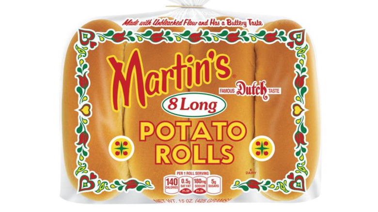 Packet of Martin's potato rolls