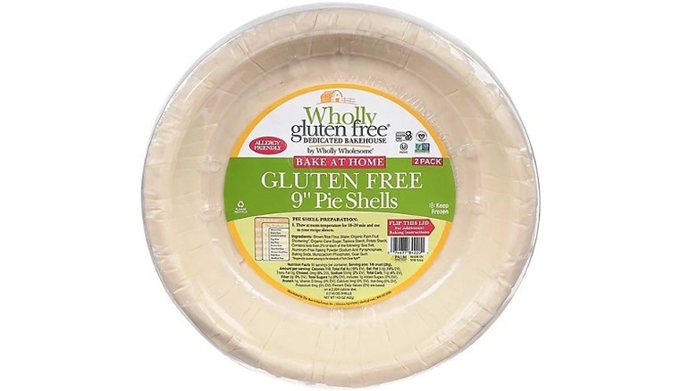 Wholly Gluten Free pie shell