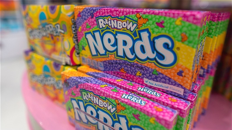 boxes of Nerds candies