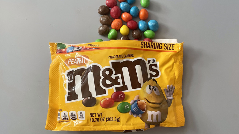 bag of peanut M&M's