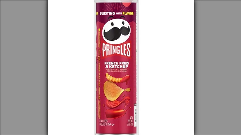 French Fries and Ketchup Pringles 