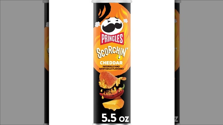 Scorchin' Cheddar Pringles 