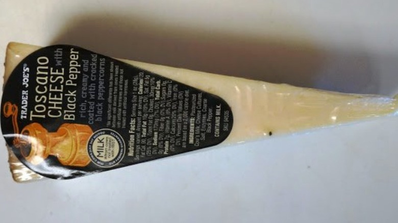 Toscano Cheese with Black Pepper