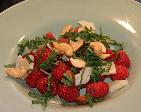 Raspberry-Mint Salad