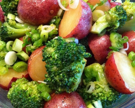 Red Potato Salad with Broccoli