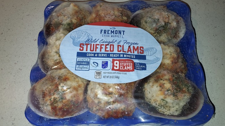 Aldi's stuffed clams 