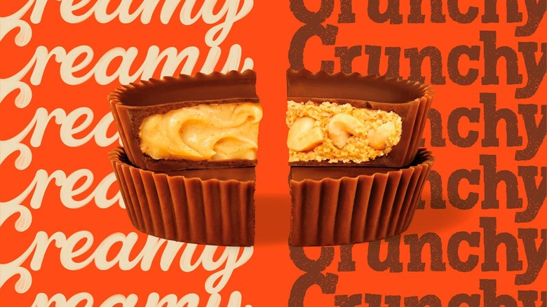 Reese's creamy and crunchy cups