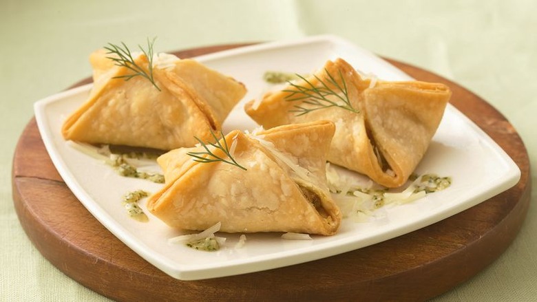 Salmon Pastries With Dill Pesto