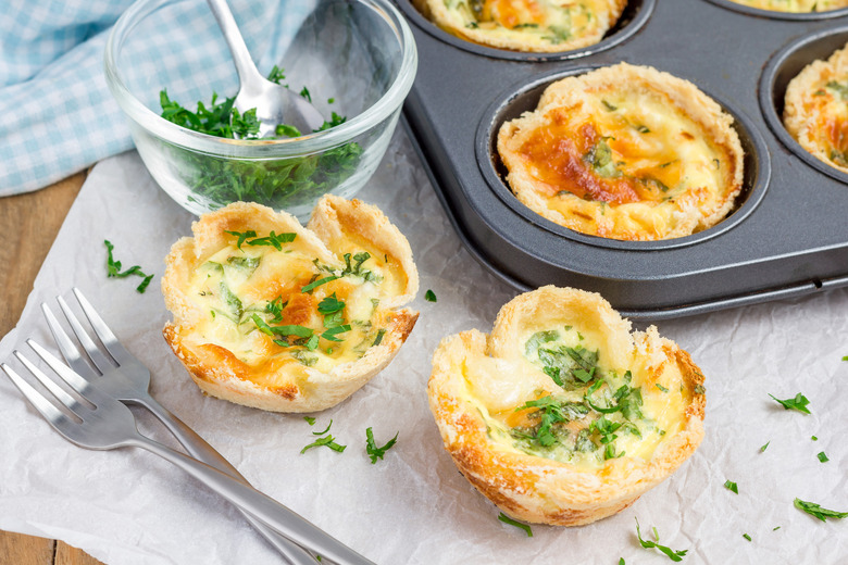 Green Chili Mexican Mini Quiches