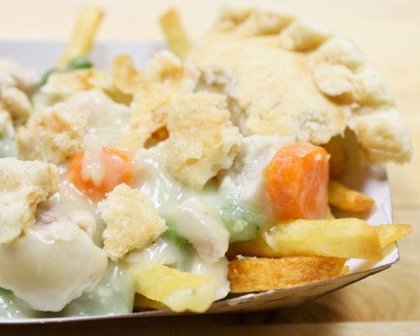 Chicken Pot Pie Fries