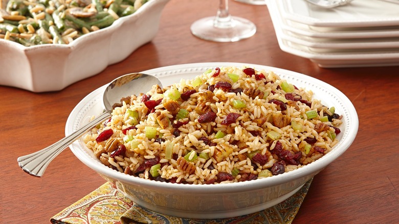 Gluten-Free Rice Stuffing With Cranberries and Pecans