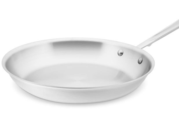 Cooking Essentials: 12-Inch Stainless Steel Fry Pan