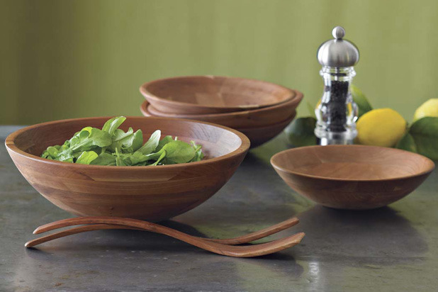 4. Wooden Salad Bowl