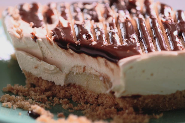 Peanut Butter Banana Freezer Pie