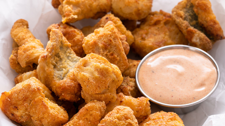 Remoulade with fried catfish