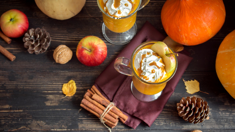 apple cider float