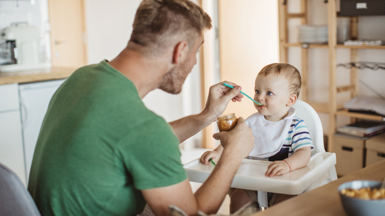 feeding baby