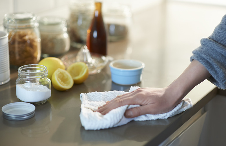 Use lemon and fresh salt to clean