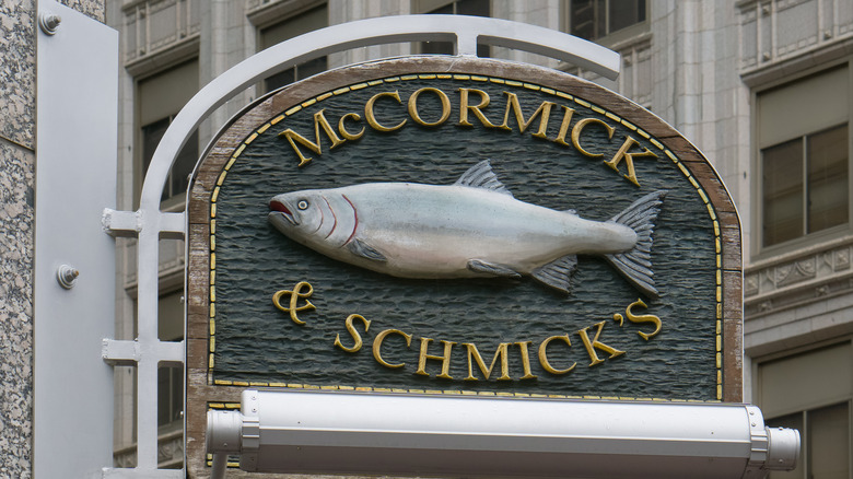 McCormick & Schmick's sign