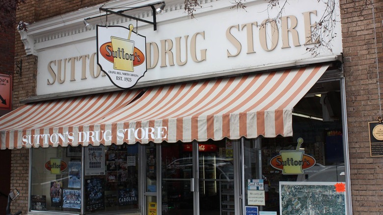 Sutton's Drug Store exterior