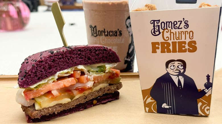 Burger King Addam's Family menu