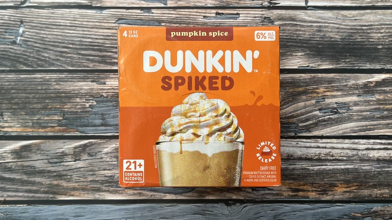 Dunkin' Spiked Pumpkin Spice box