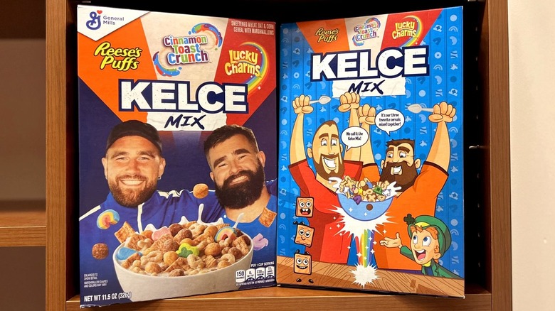 Two boxes of Kelce Mix