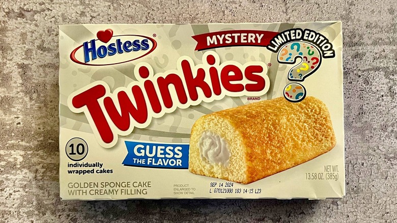 Mystery Flavor Twinkies box