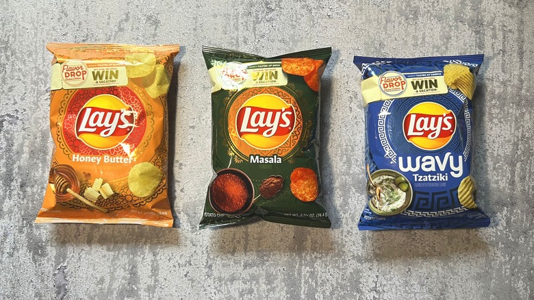 Lay's Global Flavors Lineup in bag