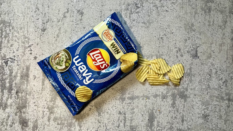 Lay's Wavy Tzatziki chips