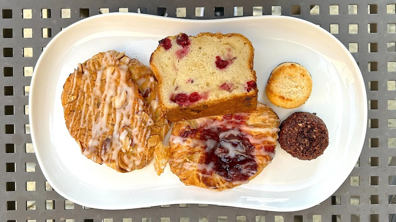 Assorted Panera baked goods